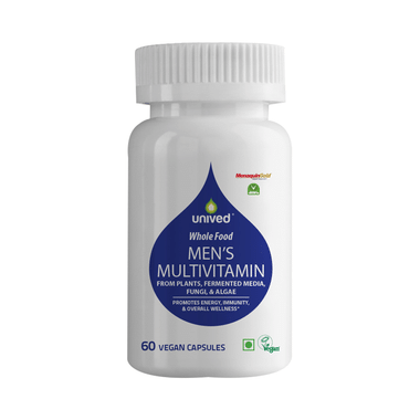 Unived Whole Food Men's Multivitamin Vegan Capsule