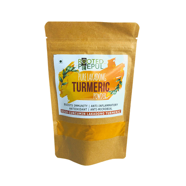 Rooted Peepul Pure Lakadong Turmeric Powder