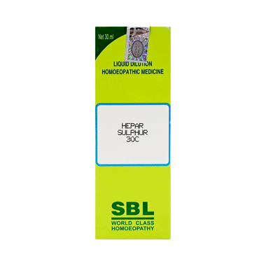 SBL Hepar Sulphur Dilution 30 CH