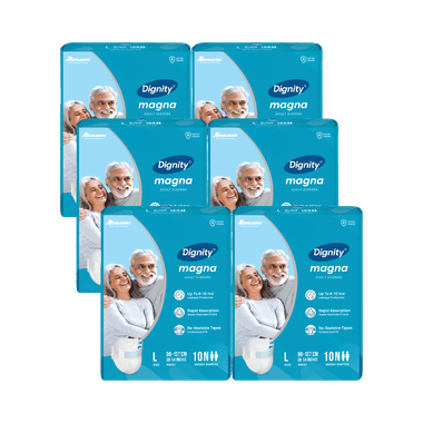 Dignity Magna Adult Diaper (10 Each) Large