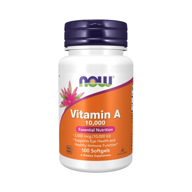 Now Vitamin A 10000 IU Softgels