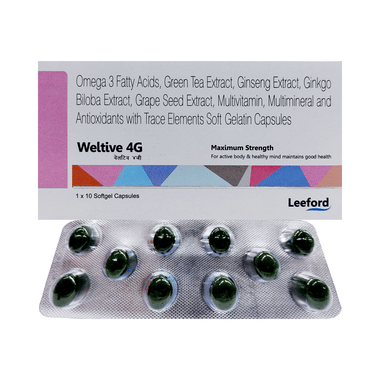 Weltive 4G Capsule For Nutritional Deficiency