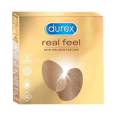 Durex Real Feel Latex-Free Condom | Suitable for Use with Lubes