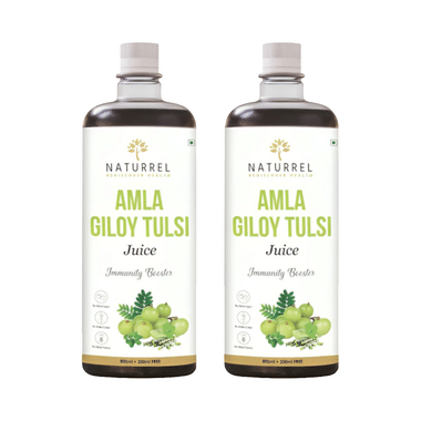 Naturrel Amla Giloy Tulsi Juice Buy 1 Get 1 Free