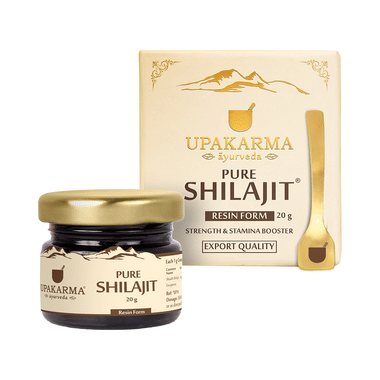 Upakarma Ayurveda Pure Shilajit Resin Form | For Strength & Stamina