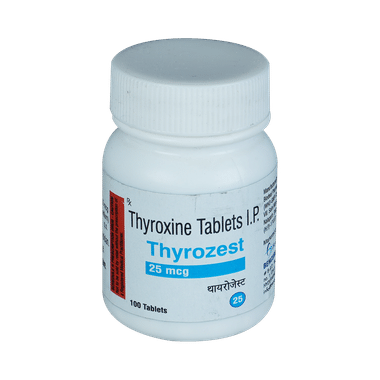 Thyrozest 25mcg Tablet