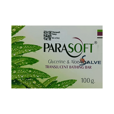 Parasoft Translucent Bathing Soap With Glycerin & Aloe Vera