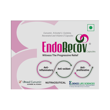 EndoRecov Capsule With Curcumin, N-Acetyl-L-Cysteine, Resveratrol & Vitamin D