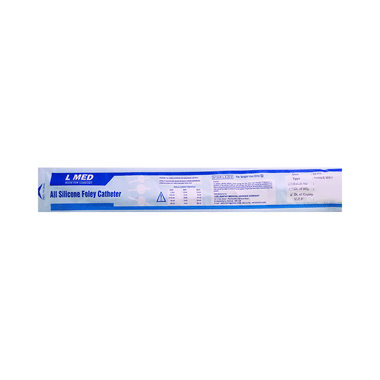 L Med 100% Silicone Foley Ballon 3 Way Catheter 20 FR