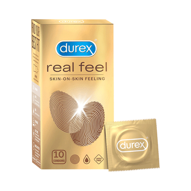 Durex Real Feel Latex-Free Condom | Suitable for Use with Lubes