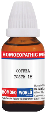 Dr. Majumder Homeo World Coffea Tosta Dilution 1M Dr. Majumder Homeo World Coffea Tosta Dilution 1M