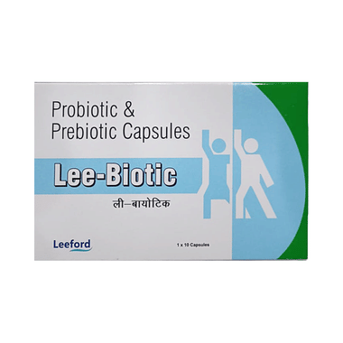 Lee-Biotic Capsule | Pre & Probiotic Supplement | For Gut Health
