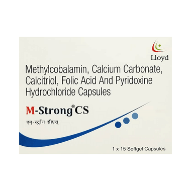 M-Strong CS Soft Gelatin Capsule