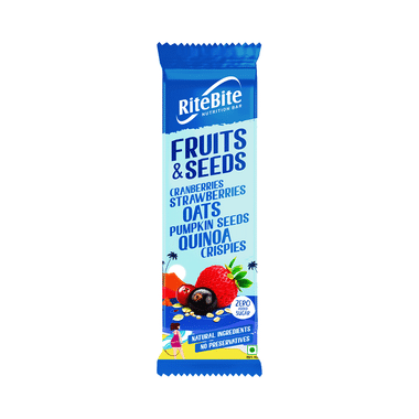 RiteBite Nutrition Bar With 4gm Protein Fruit And Seeds