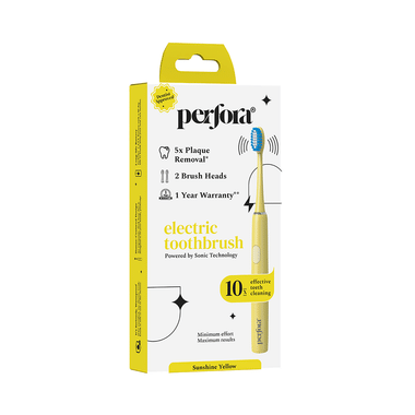 Perfora Sunshine Yellow Electric Toothbrush