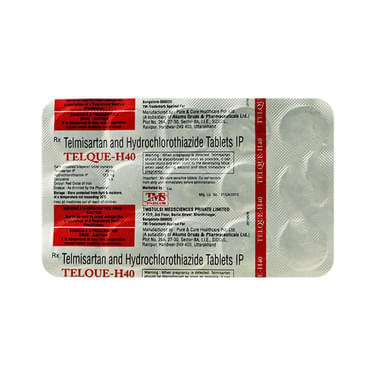 Telque H 40mg/12.5mg Tablet