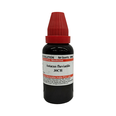 Dr Willmar Schwabe India Astacus Fluviatilis Dilution 30 CH