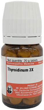 Dr Willmar Schwabe Germany Thyroidinum Trituration Tablet 3X