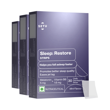 Setu Sleep: Restore Orally-Dissolving Strips (30 Each)