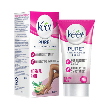 Veet Pure Hair Removal Cream for Women | No Ammonia Smell | For Normal Skin