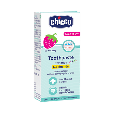 Chicco Dentifricio Toothpaste 12M+ Fragola Strawberry