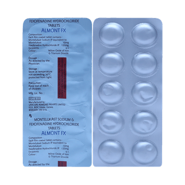 Almont FX 10mg/120mg Tablet