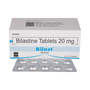 Bilast 20mg Tablet