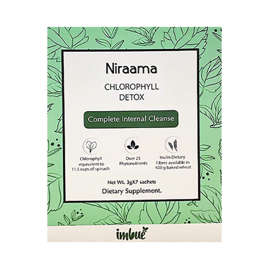 Imbue Niraama Chlorophyll Detox Complete Internal Cleanse Sachet (3gm Each)