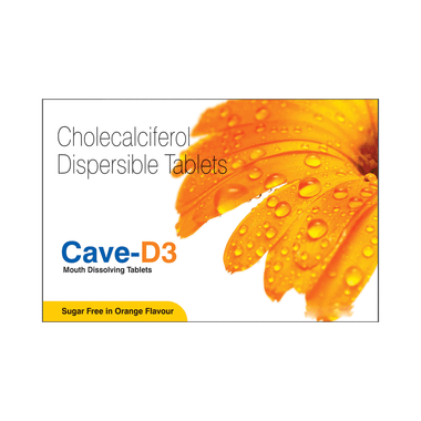 Cave-D3 Tablet MD Orange Sugar Free