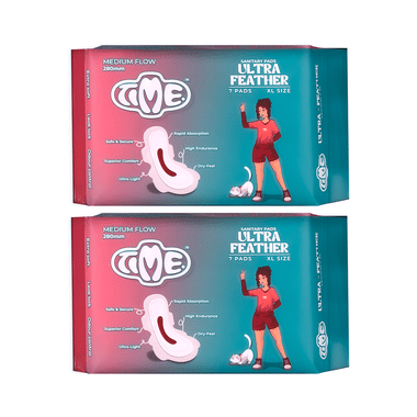 Time Ultra Feather Sanitary Pads XL Pack