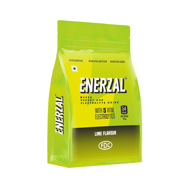 Enerzal Electrolyte Drink | Flavour Powder Lime