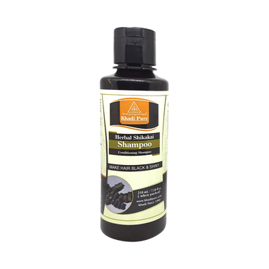 Khadi Pure Herbal Shikakai Shampoo Plain