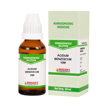 Bakson's Homoeopathy Acidum Benzoicum Dilution 10M