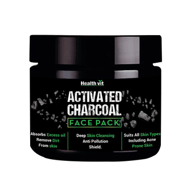 HealthVit Activated Charcoal Face Pack