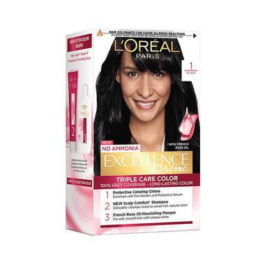 Loreal Excellence Creme Triple Care Color Black