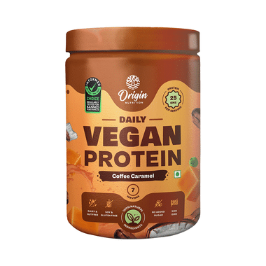 Origin Nutrition Vegan Plant Protein Powder Coffee Caramel