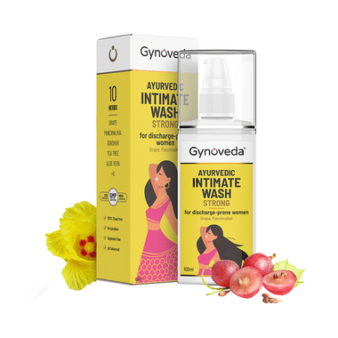 Gynoveda Ayurvedic Intimate Wash Strong For Discharge-Prone Women