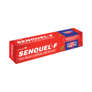 Senquel Senquel-F Foaming Medicated Oral Gel | For Sensitive Teeth & Gums Vegan