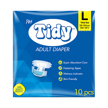 PH Tidy Adult Diaper Large White