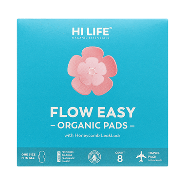 Hi Life Flow Easy Organic Pad With Honeycomb LeakLock