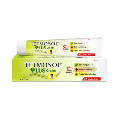 Tetmosol Plus Cream | For Relief from Skin Infection, Fungus & Itching