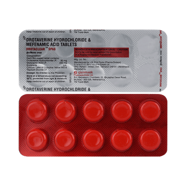 Drotaclear Spas 80mg/250mg Tablet