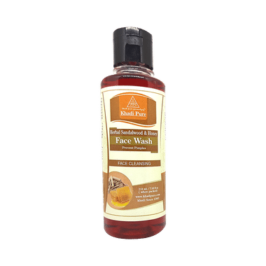 Khadi Pure Herbal Sandalwood & Honey Face Wash