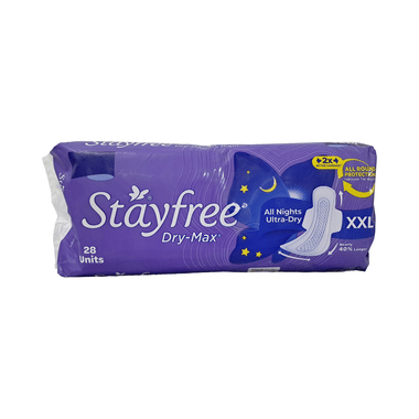 Stayfree Dry-Max All Night Ultra-Dry Pads XXL