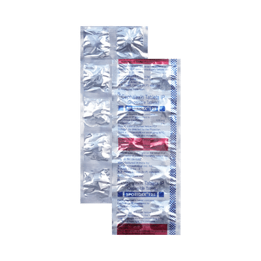 Sporidex 125 Tablet DT