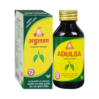 Yogi Adulsa Cough Syrup | Helps Relieve Cough, Sore Throat & Cold