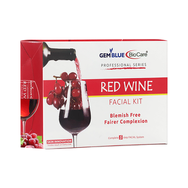 Gemblue Biocare Red Wine Facial Kit 400gm