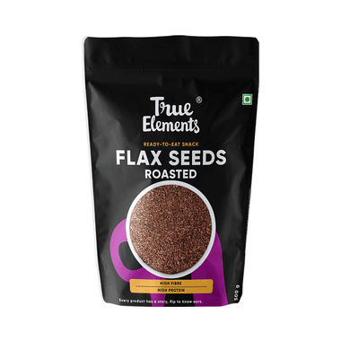 True Elements Flax Seeds Roasted With Omega Fatty Acids