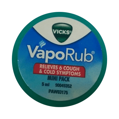 Vicks Vaporub Balm With Menthol, Camphor & Eucalyptus Oil | Relieves 6 Symptoms Of Cough & Cold