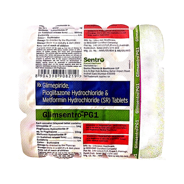 Glimsentro-PG1 Tablet SR